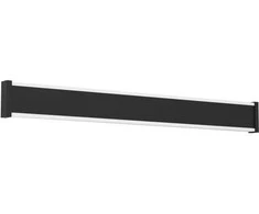Sieninis LED lauko šviestuvas EGLO SERRICELLA, IP55, 2x4,5W, 3000K, 1100lm, juodos sp.,10x6xh49,5 cm