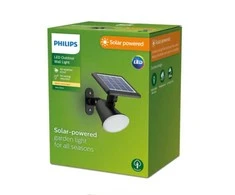 Sieninis LED lauko šviestuvas PHILIPS JIVIX, įkraunamas saulės energija, 1,4W 2700K 150lm
