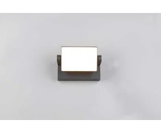 Sieninis LED lauko šviestuvas TRIO KANSAS, 10 W, 3000 K, 1000 lm, antracito sp, 10x20x15cm