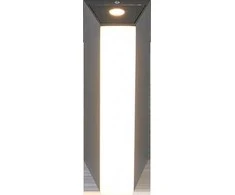 Sieninis LED lauko šviestuvas TRIO MARNE, 8 W, 3000K, 800 lm, antracito sp, 15,5x6,5x6 cm