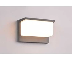 Sieninis LED lauko šviestuvas TRIO Nestos, IP54,13W, 3000 K, 1300 lm, antracito sp, 23 x h15 cm