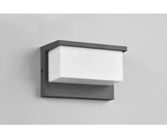 Sieninis LED lauko šviestuvas TRIO Nestos, IP54,13W, 3000 K, 1300 lm, antracito sp, 23 x h15 cm