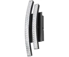 Sieninis šviestuvas Sieninis LED šviestuvas EGLO LEJIAS, 8W, 1050lm, 3000K, juodos sp., 7,5x9,5x29,2