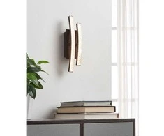 Sieninis šviestuvas Sieninis LED šviestuvas EGLO LEJIAS, 8W, 1050lm, 3000K, juodos sp., 7,5x9,5x29,2