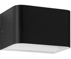 Sieninis šviestuvas Sieninis LED šviestuvas EGLO SANIA 4, 6 W, 670 lm, 3000 K, juodos sp, 13 x 8 x 9 cm