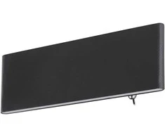 Sieninis šviestuvas Sieninis LED šviestuvas GLOBO Siegfried, 8W, 3000K, 240lm, juodos sp., 22,5 x 8 cm