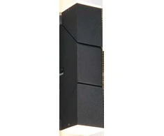 Sieninis šviestuvas Sieninis LED šviestuvas TRIO RAGLAN, 2 x 3 W, 3000 K, 2x300 lm, juodos sp, 22 x 5 x 5,5 cm
