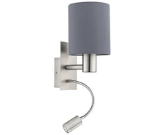 Sieninis šviestuvas EGLO PASTERI, 1 x E27, max 40 W + LED
