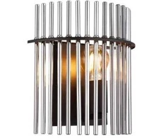 Sieninis šviestuvas GLOBO GORLEY, 1 x E27, 60W, metalas/stiklas, juodos sp., 25x26x12,5cm