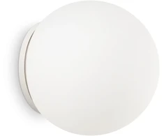 Sieninis šviestuvas Ideal Lux Wall lamp with 1 light MAPA, E27, baltas
