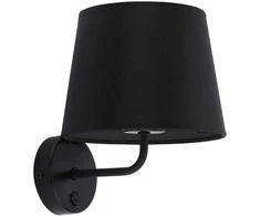 Sieninis šviestuvas TK LIGHTING MAJA Juodas, 1 x E27, max 15W