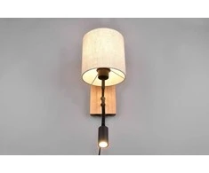 Sieninis šviestuvas TRIO Nilam, 1xE27, max 28W, 1xSMD LED, 3,1W, 3000K, 310lm, ø18 x 30 cm