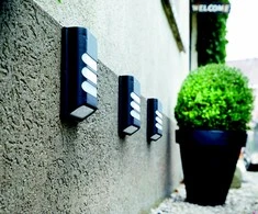 Sien.lauko šviestuvas su saulės bat./įkr. Indiana Luxform 1x 3.7V/IP33/USB juodas