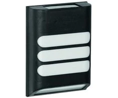 Sien.lauko šviestuvas su saulės bat./įkr. Indiana Luxform 1x 3.7V/IP33/USB juodas