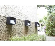 Sien.lauko šviestuvas su saulės bat./įkr. Maryland Luxform 1x 3.7V/IP33/USB juodas