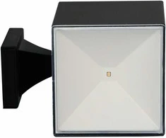 Sien.lauko šviestuvas su saulės bat./įkraun. Maine Luxform 3.7V/IP33/USB juodas