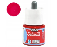 Sienos tapyba - Pébéo - Setasilk - 45 ml - Hermès raudona - Tekstilė