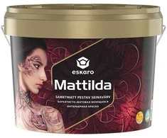 Sienų dažai ESKARO MATTILDA, matiniai, baltos sp., 9,5 l