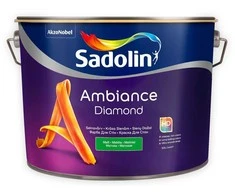 Sienų dažai SADOLIN AMBIANCE DIAMOND, BC bazė, bespalviai, matiniai, 9,3 l