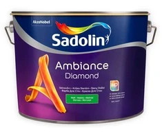 Sienų dažai SADOLIN AMBIANCE DIAMOND, BW bazė, baltos sp., matiniai, 2,5 l