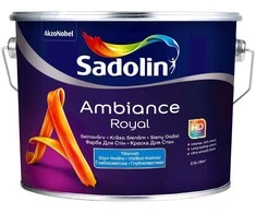 Sienų dažai SADOLIN AMBIANCE ROYAL, BC bazė, bespalviai, visiškai matiniai, 2,33 l