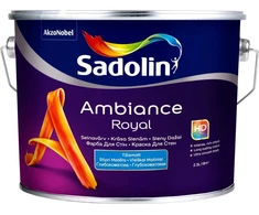 Sienų dažai SADOLIN AMBIANCE ROYAL, BC bazė, bespalviai, visiškai matiniai, 2,33 l
