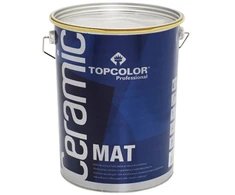 Sienų dažai su keramikos priedais TOPCOLOR CERAMIC MAT balta visiškai matiniai 1 L.