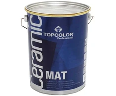 Sienų dažai su keramikos priedais TOPCOLOR CERAMIC MAT, visiškai matiniai, CLR bazė, 1 l