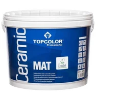 Sienų dažai su keramikos priedais TOPCOLOR CERAMIC MAT, visiškai matiniai, CLR bazė, 10 l