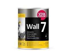 Sienų dažai VIVACOLOR WALL 7, A bazė, matiniai, 900 ml