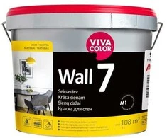 Sienų dažai VIVACOLOR WALL 7, A bazė, matiniai, 2,7 l