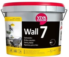 Sienų dažai VIVACOLOR WALL 7, C bazė, matiniai, 2,7 l