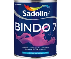 Sienų ir lubų dažai SADOLIN BINDO 7, matiniai, baltos sp., BW bazė, 0,9 l