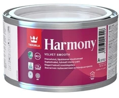 Sienų ir lubų dažai TIKKURILA HARMONY, visiškai matiniai, baltos sp., A bazė, 0,225 l