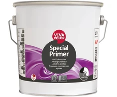 Sienų ir lubų gruntiniai dažai VIVACOLOR SPECIAL PRIMER, matiniai, baltos sp., AP bazė, 2,7 l