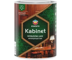 Sienų ir lubų lakas ESKARO KABINET 20, pusiau matinis, 950 ml