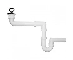 Plastbrno Sifonas U-formos 1 1/4x40mm Kompaktiškas