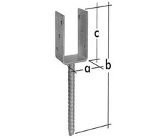 PSU betonuojama kolonos atrama 101mm