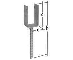PSU betonuojama kolonos atrama 61mm