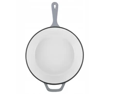 Silesia Emalia KIETAUS KETAS, EMALIUOTAS SAUGUS PUODAS, 2 IN 1, 26,5 CM, INDUKCINĖ, DUJOS