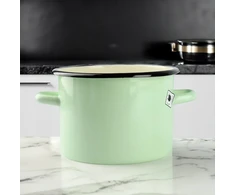 Silesia Emalia TRADICINIS EMALINIS PUODAS 3 L 18 cm DUJŲ INDUKCINIS CELACEAL