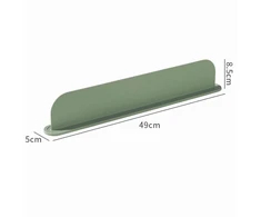 Silikoninė apsauga nuo vandens purslų kriauklei universaliam Backsplash Žalias