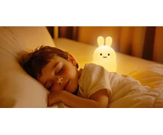 Lubinis šviestuvas Silikoninė LED lempa - Redleaf Silly Rabbit