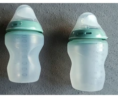SILIKONINIS BUTELIS Tommee Tippee Closer to Nature Minkštas jausmas, 0m+ 2 vnt.