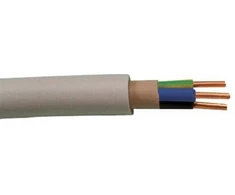 Silikoninis kabelis SIHF, atsparus karsčiui, 180°C, 3x2,5, oranžnės sp, 10m