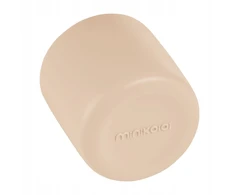 Silikoninis puodelis vaikams 180 ml 6m+ MinikOiOi rusvai gelsvas