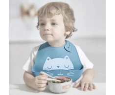 Silikoninis seilinukas Seilinukas su kišeniniu kačiuku