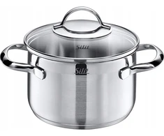 Silit Achat High puodas su dangčiu 16 cm 1,9 l nerūdijančio plieno