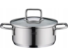 Silit Extra Cook plieno puodas su dangčiu, mažas, 14 cm, 0,9 l, indukcinis