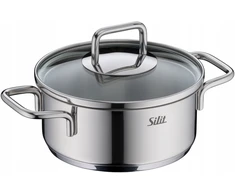 Silit Extra Cook plieno puodas su dangčiu, mažas, 14 cm, 0,9 l, indukcinis